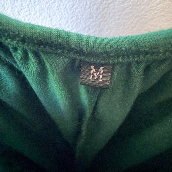 Emerald Green Wide-Leg Romper - Picture 4 of 4